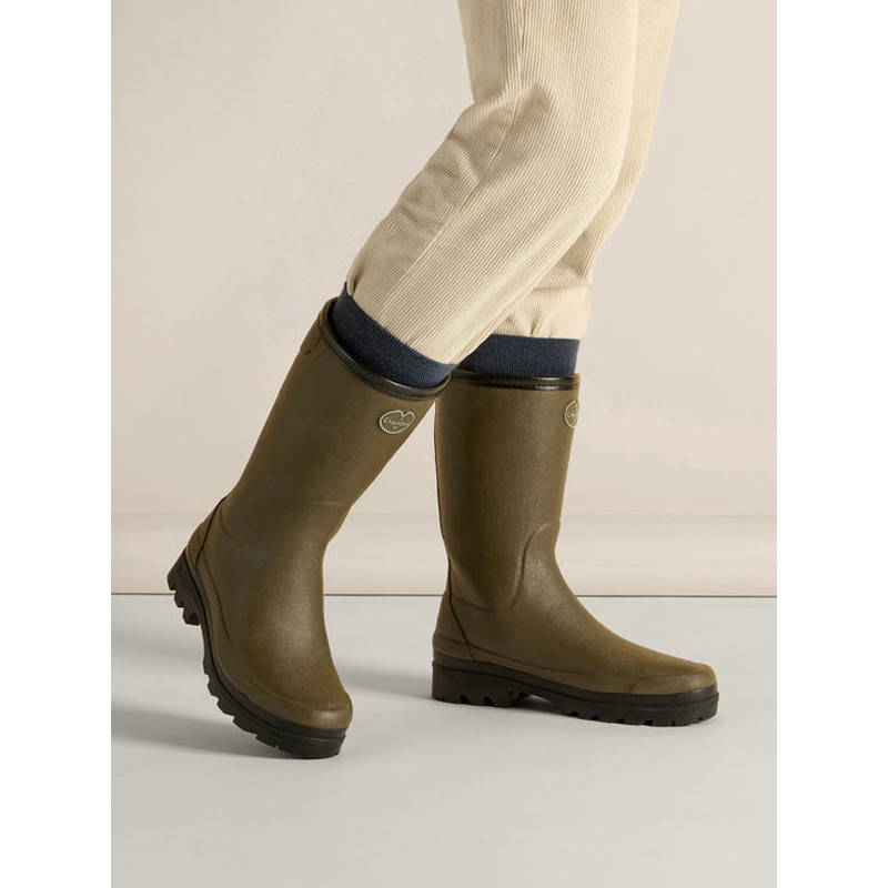 Bottillons Giverny doublés en laine femme Le Chameau