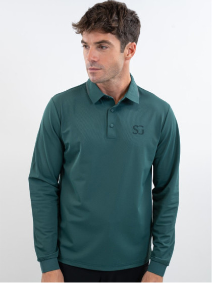 Polo manches longues Alamo homme SG Harcour