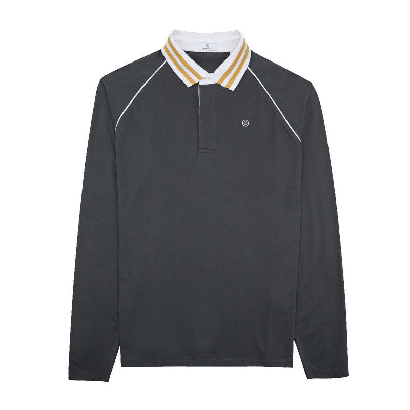 Polo manches longues Raglan Serge Blanco