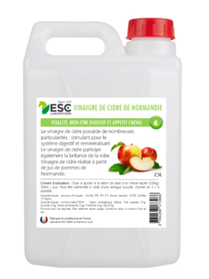 Vinaigre de cidre Pur de Normandie 2.5L ESC
