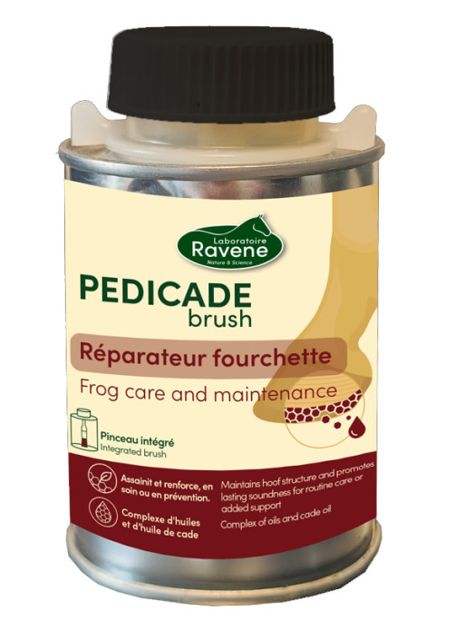 Soin réparateur de la fourchette Pedicade Brush 250ml Ravene