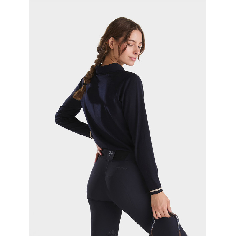 Polo thermorégulant Mérinos SS26 Horse Pilot