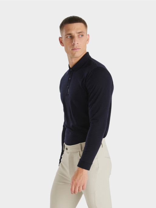 Polo thermorégulant homme Mérinos SS26 Horse Pilot