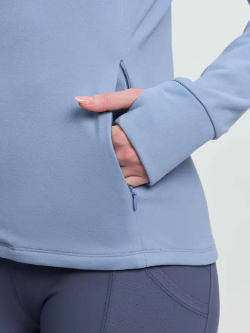 Polaire à col zippé Frances LeMieux