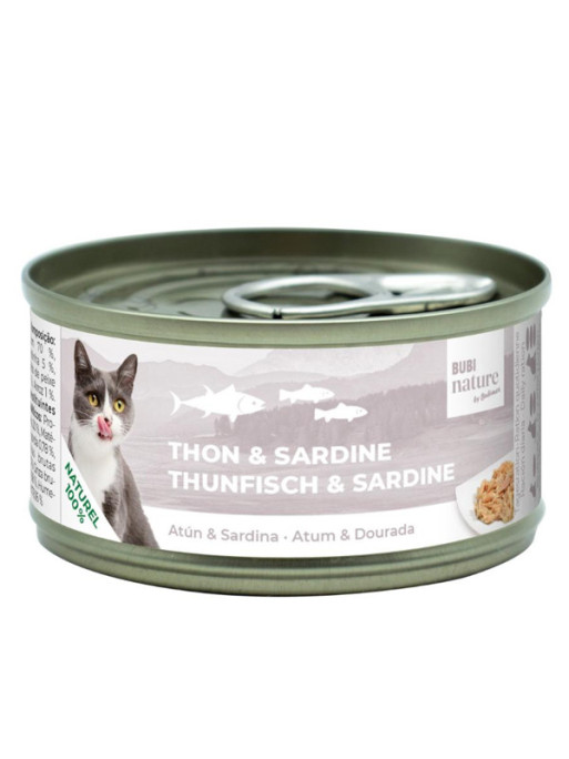 Patée Bubi Nature Thon & Sardine 70g Bubimex