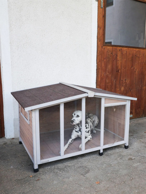 Niche pour chien Overview avec plexiglas Kerbl