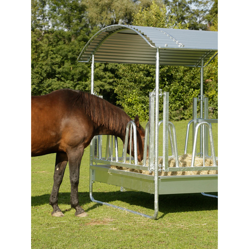 Râtelier rectangle avec cornadis 230x230x250cm Kerbl