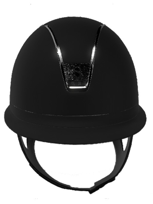 Casque Miss Shield Shadowmatt 2.0 Blason Crystal Fabric Samshield (vendu sans la mousse)