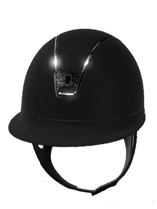 Casque Miss Shield Shadowmatt 2.0 Blason Crystal Fabric Samshield (vendu sans la mousse)