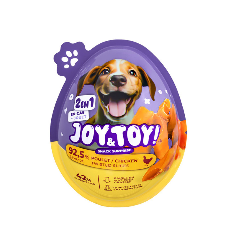 Oeuf surprise pour chien Joy & Toy