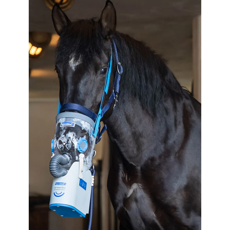 Inhalateur à ultrasons sans fil pour chevaux AirOne Flex Hippomed