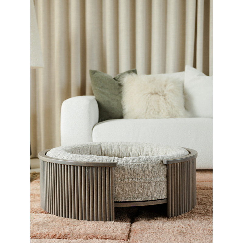 Support Elite Pouf en bois Fantail