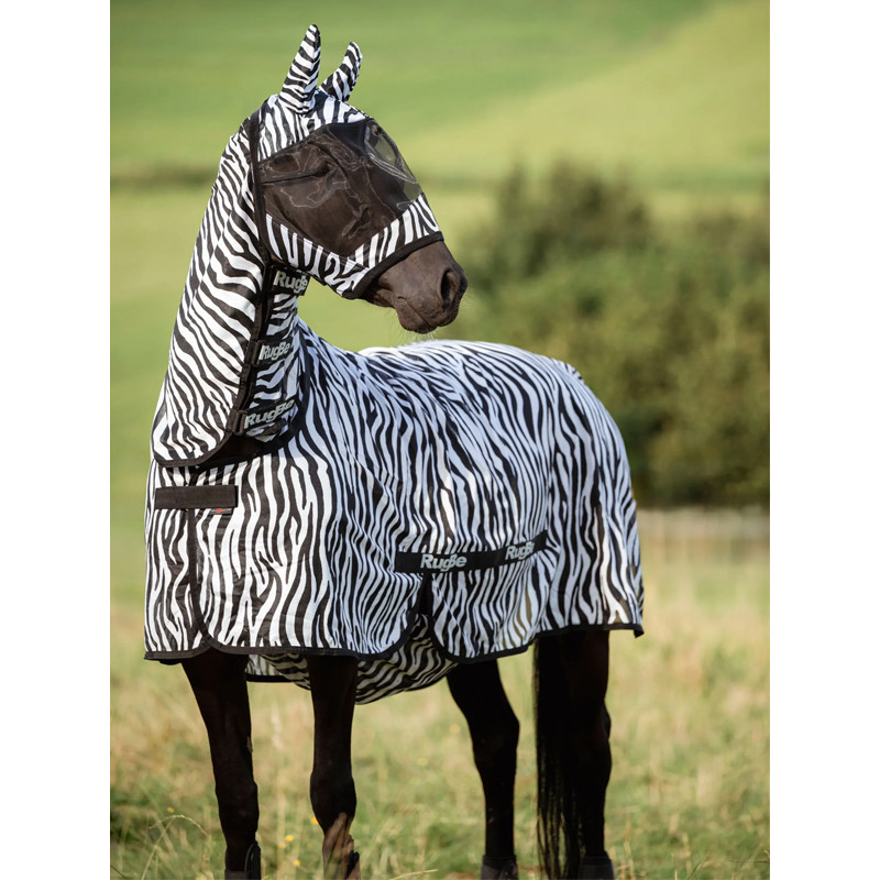 Masque anti-mouches avec oreilles Zèbre Covalliero