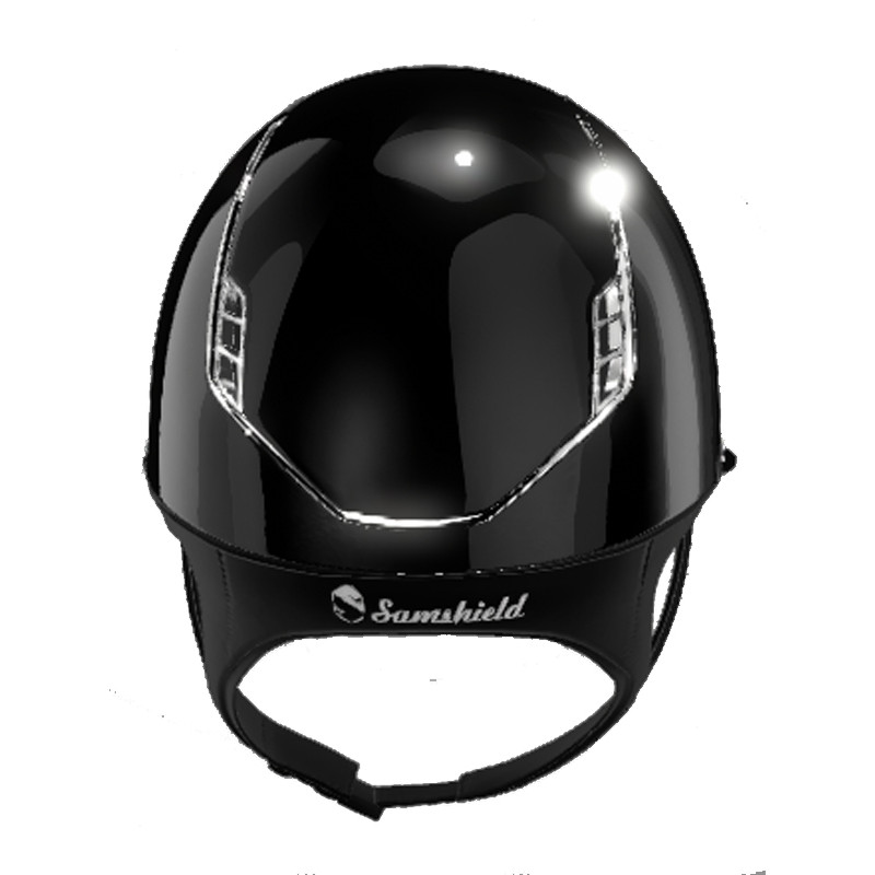 Casque Miss Shield Shadowglossy Flower Swarovski 2.0 Samshield  (Mousse obligatoire vendue séparément)