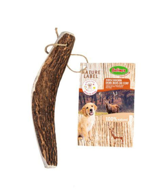 Bois de cerf coupé en deux Bubimex