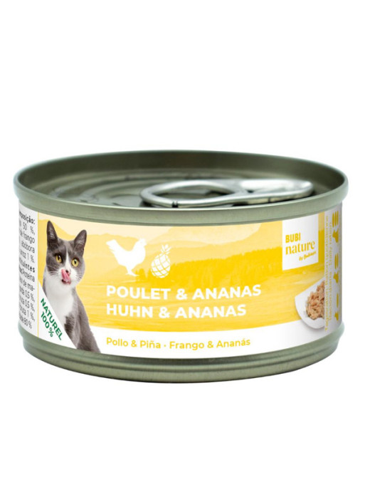 Patée Bubi Nature Poulet & ananas 70g Bubimex