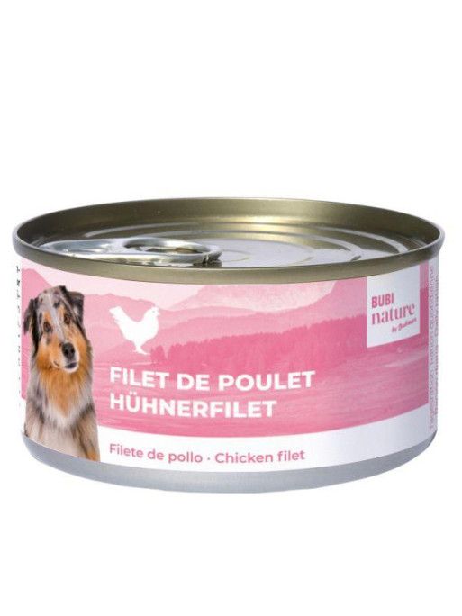Filets Bubi Nature poulet chien 70g Bubimex