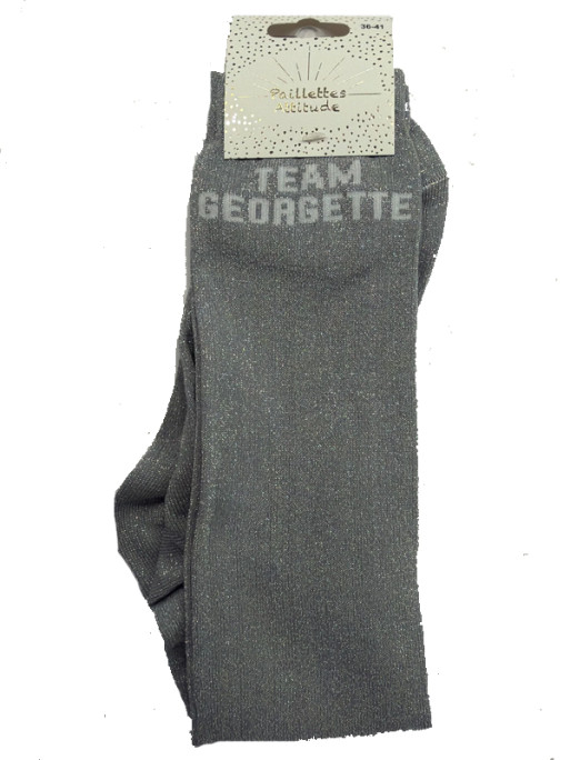 Chaussettes d'équitation pailletées ''Team Georgette'' Paillettes Attitude