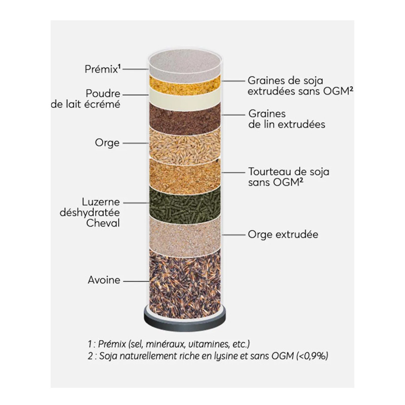 Granulés lacté pour poulains Foal 20kg Reverdy