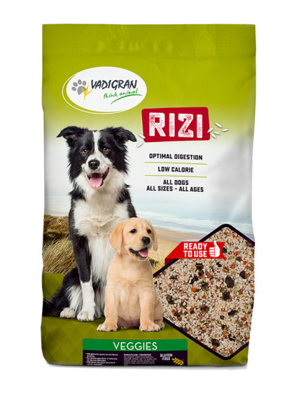 Mélange de riz Veggies chien 4.5kg Rizi