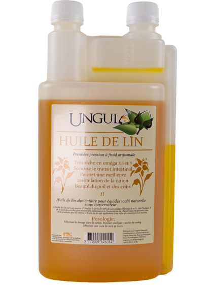 Huile de lin artisanale 1L HOC Ungula Naturalis