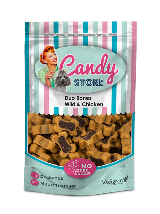 Friandises Candy Duo Bones Gibier et Poulet 180g