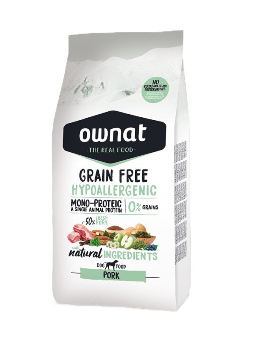 Croquettes Grain Free Hypoallergenic Pork 3kg Ownat