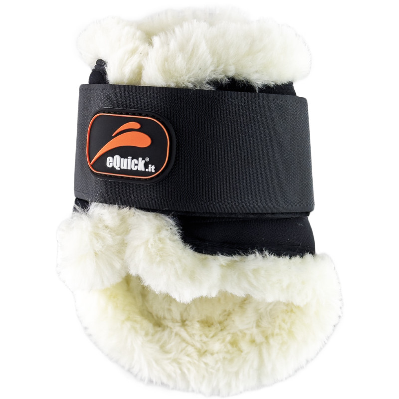 Protège-boulets eAirshock velcro fluffy Equick