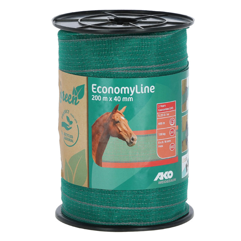 Ruban de clôture 200m 40mm EconomyLine Ako