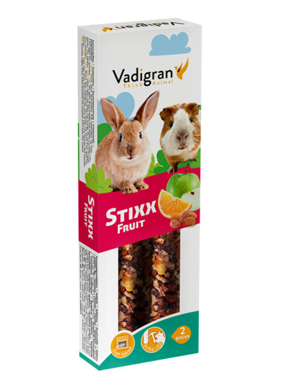 Sticks aux fruits Stixx lapin/cobaye Vadigran