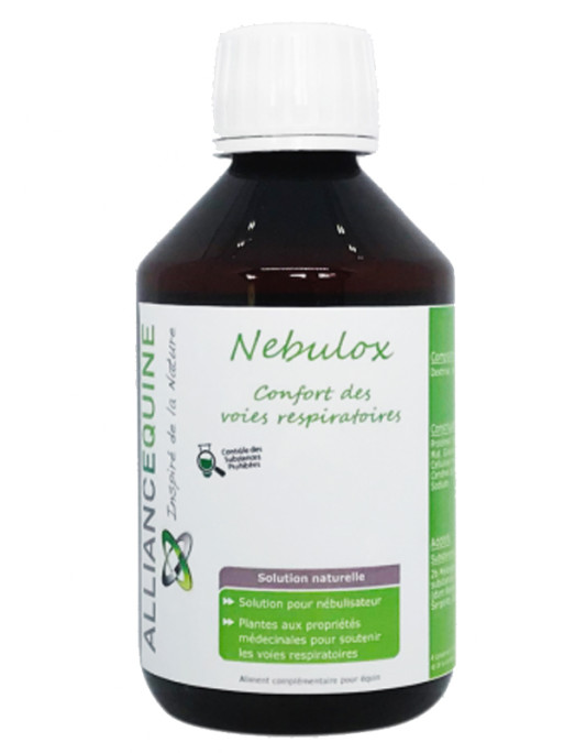 Solution pour inhalateur Nebulox 250ml Alliance Equine