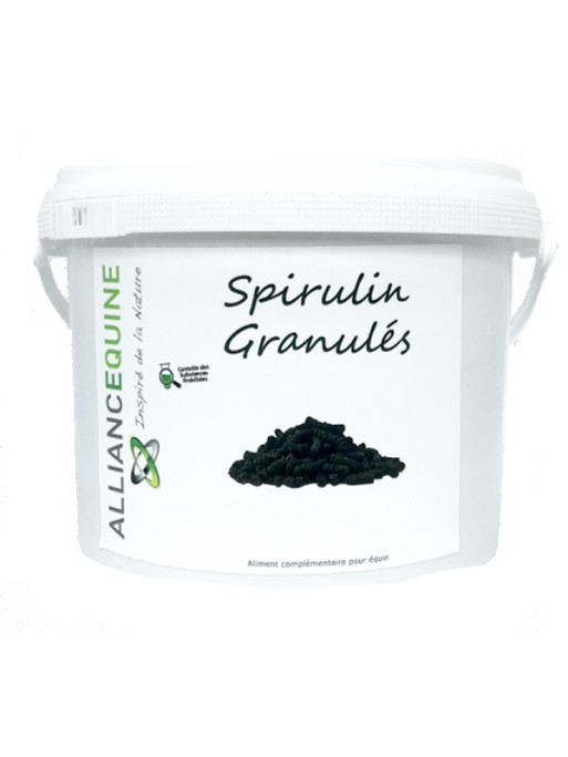 Complément alimentaire Granulés Spirulin 1kg Alliance Equine