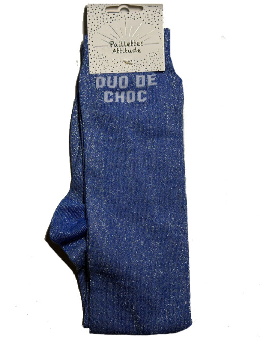 Chaussettes d'équitation pailletées '''Duo de choc'' Paillettes Attitude