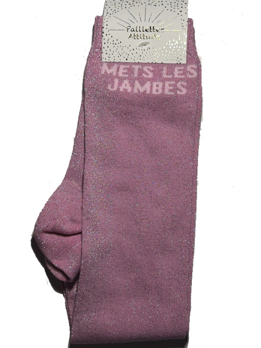 Chaussettes d'équitation pailletées ''Mets les jambes'' Paillettes Attitude