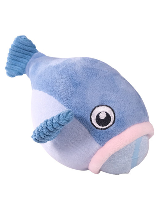 Jouet avec balle Baleine Fetcher 20cm Vadigran