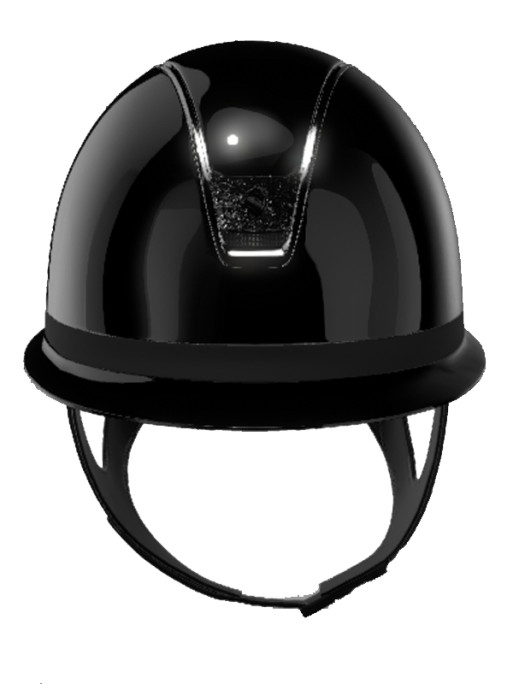 Casque Miss Shield Shadowglossy 2.0 Blason Crystal Fabric Samshield (Mousse obligatoire vendue séparément)