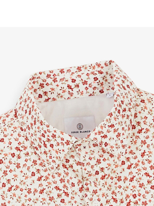 Chemise manches longues à imprimés SS26 Serge Blanco