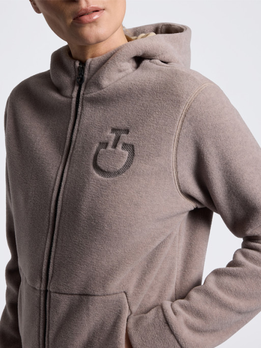 Sweat à capuche zippé Fleece FW26 Cavalleria Toscana