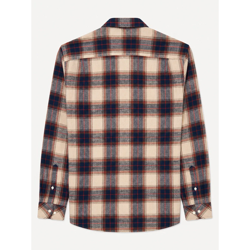 Chemise à carreaux Brushed FW26 Serge Blanco