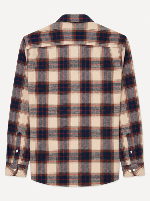 Chemise à carreaux Brushed FW26 Serge Blanco