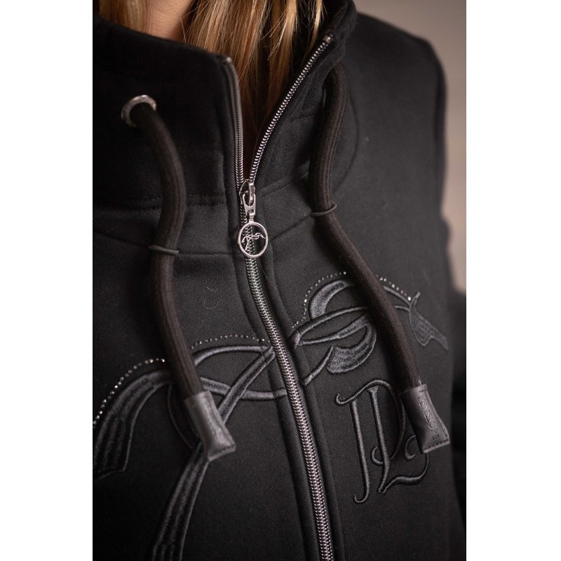 Sweat zippé Strass Native Pénélope