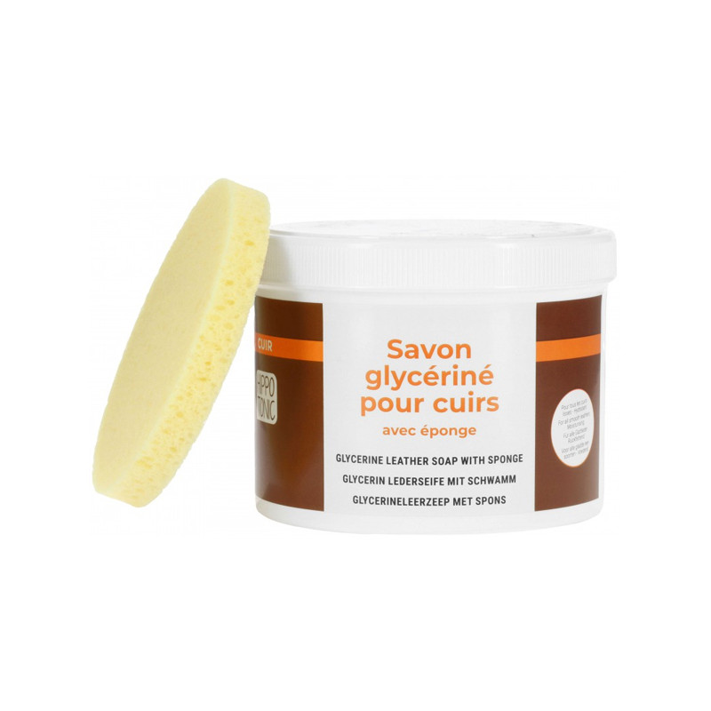 Savon glycériné pour cuirs 500g Hippo-Tonic