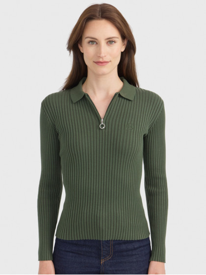 Polo manches longues Celeste FW26 Harcour
