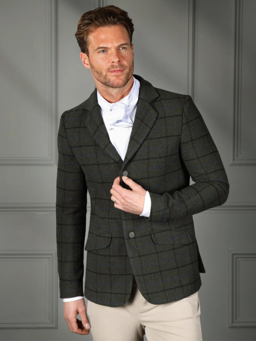 Veste d'équitation en tweed homme Saratoga
