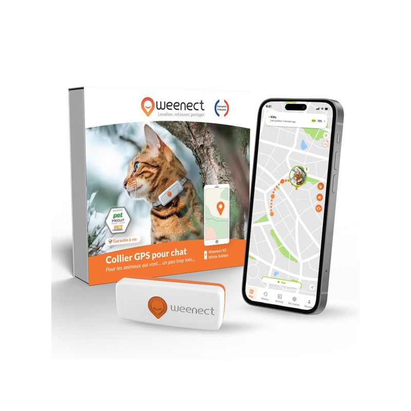 Collier Mini GPS chat Weenect