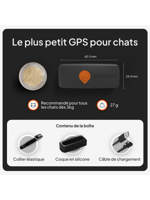 Collier Mini GPS chat Weenect