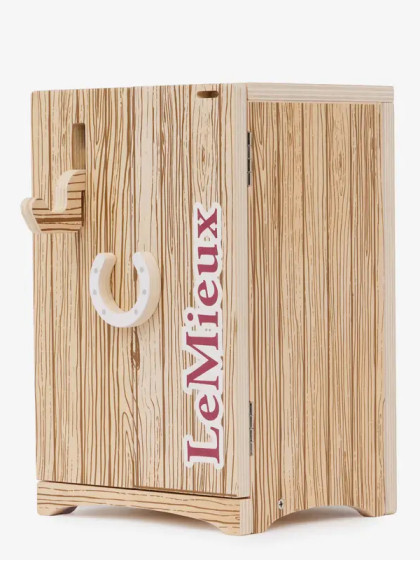 Casier de sellerie en bois pour Toy Pony LeMieux