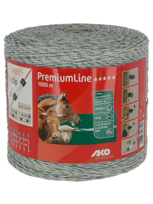 Fil de clôture 1000m PremiumLine Ako
