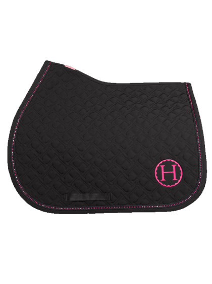 Tapis de selle Saphir CSO Octobre Rose Harcour
