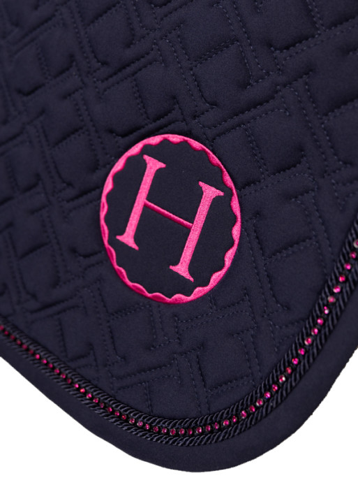 Tapis de selle Saphir CSO Octobre Rose Harcour